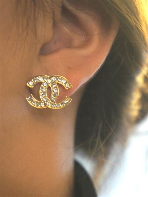 chanel inspired earrings on etsy|chanel inspired earrings cheap.